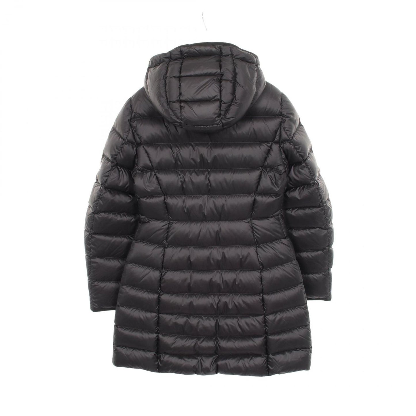 Moncler Down Jacket Hirma Hooded Black Nylon Brown Coat — view 2