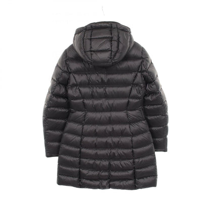 Moncler Down Jacket Hirma Hooded Black Nylon Brown Coat — view 2