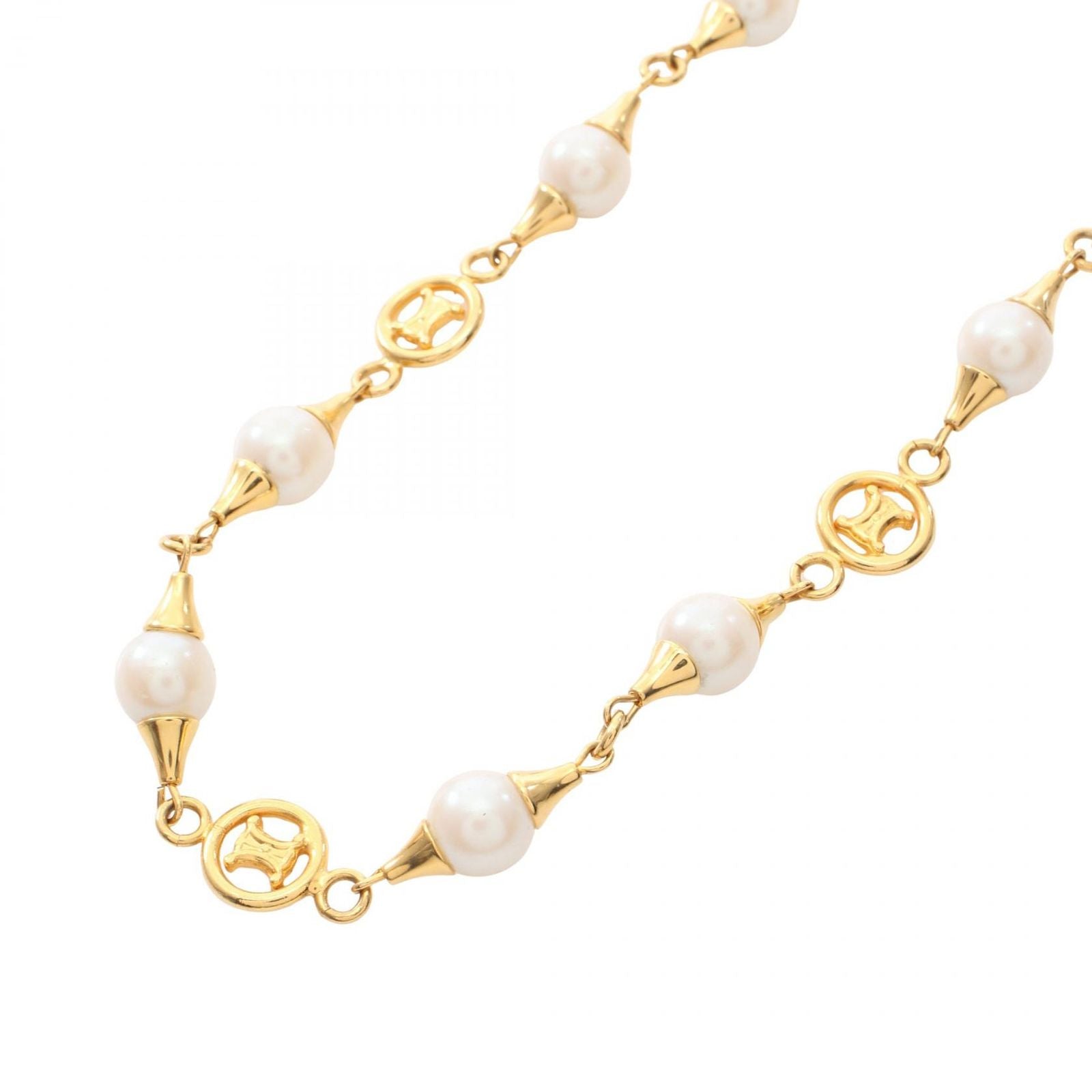 Celine Necklace Triomphe Gold