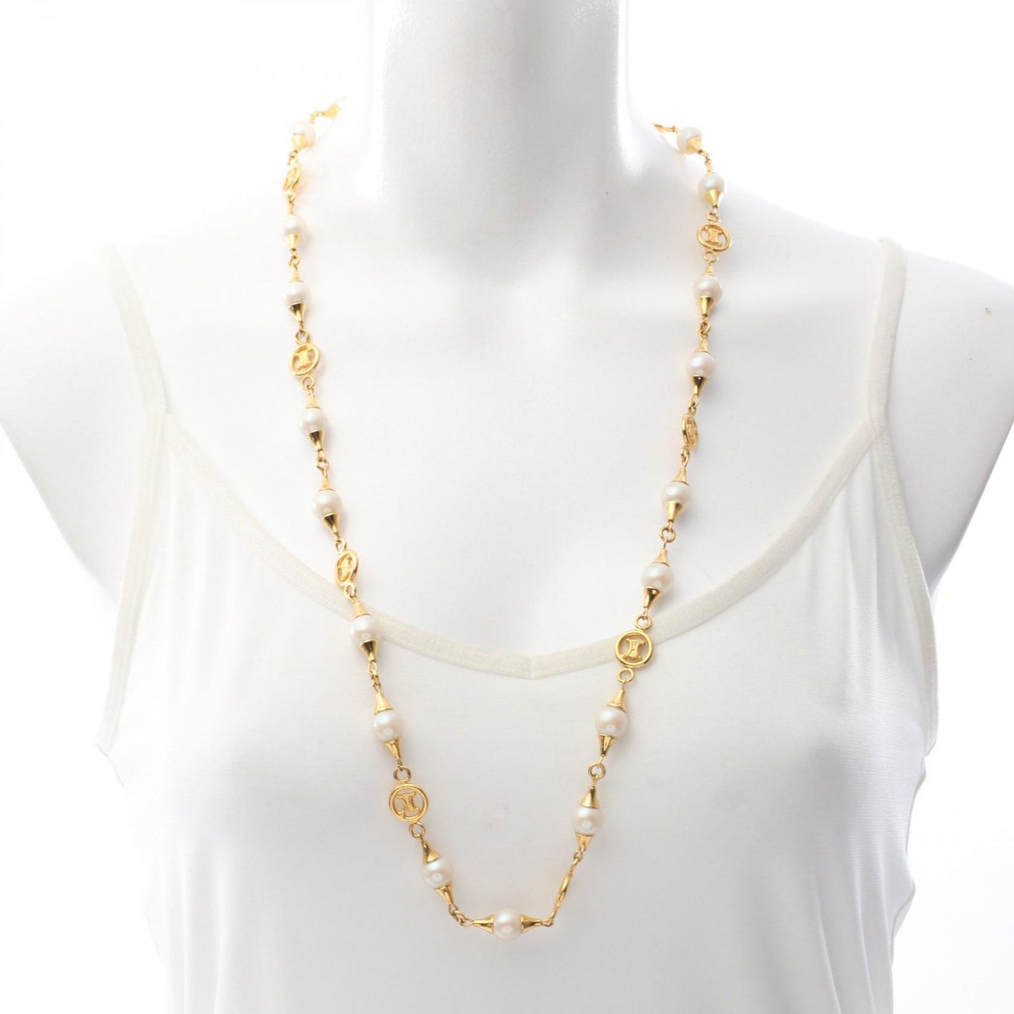 Celine Necklace Triomphe Gold — view 4