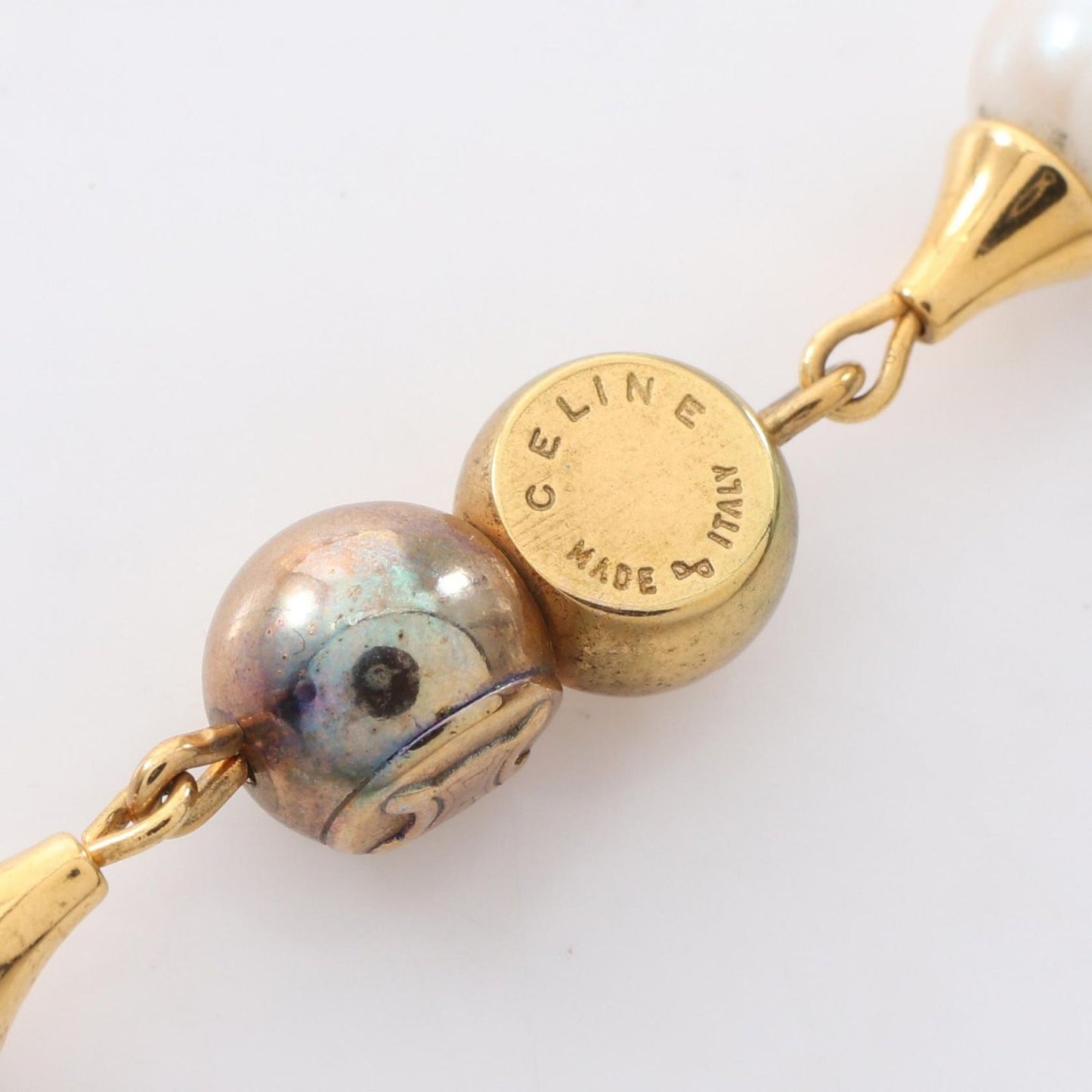 Celine Necklace Triomphe Gold — view 3