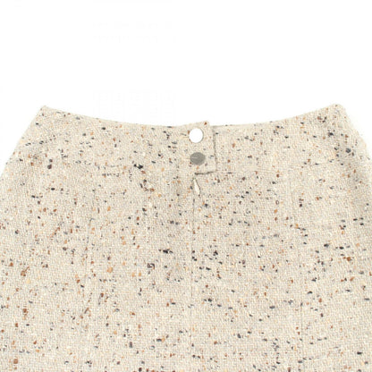 Chanel Skirt Tweed Ivory Wool — view 5
