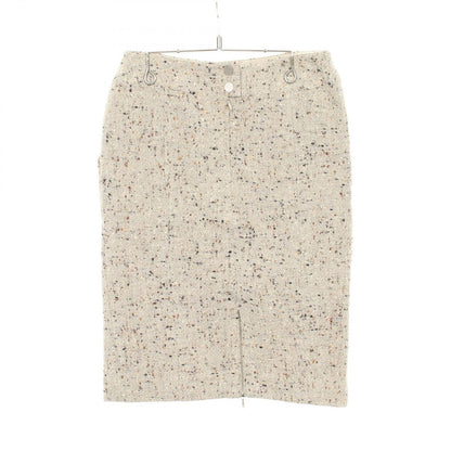 Chanel Skirt Tweed Ivory Wool — view 2