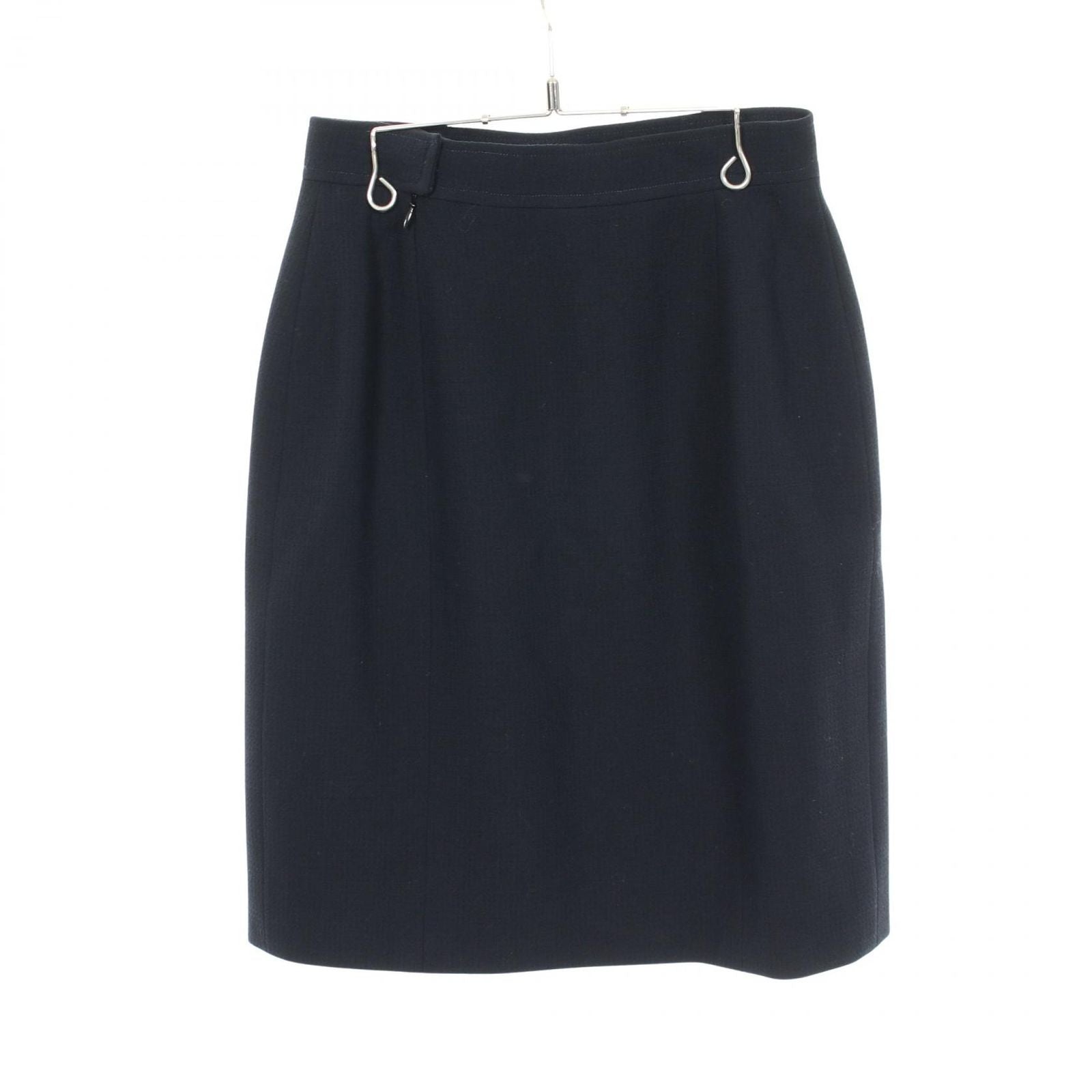 Chanel Skirt Navy Wool — view 2