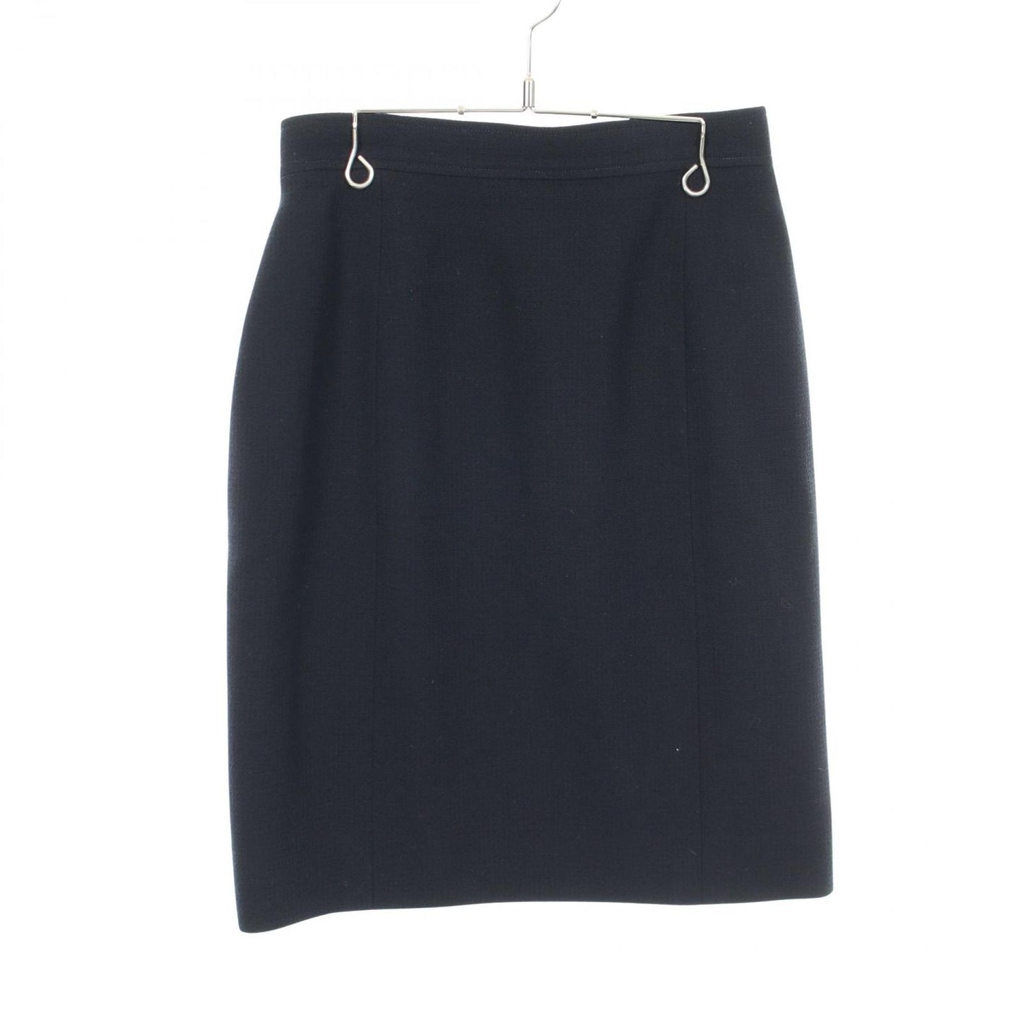 Chanel Skirt Navy Wool