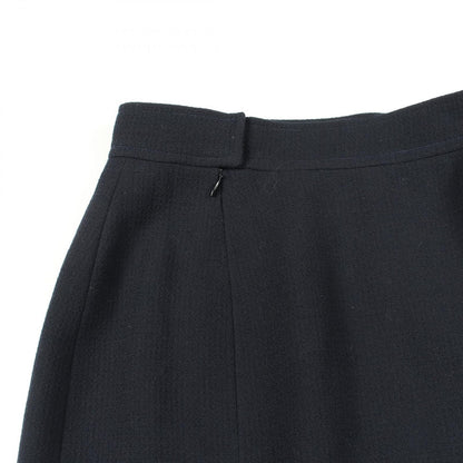 Chanel Skirt Navy Wool — view 5