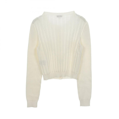 Chanel Cardigan CC Logo Button Cotton — view 2