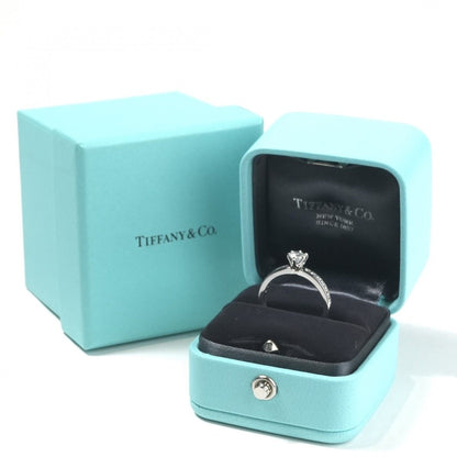 Tiffany & Co Engagement Ring Channel Set Diamond Band Platinum Half Eternity — view 6