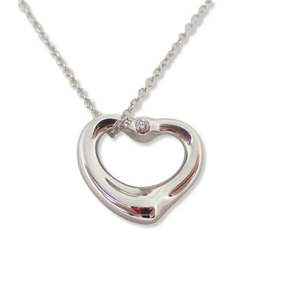 Tiffany & Co 925 Open Diamond Pendant