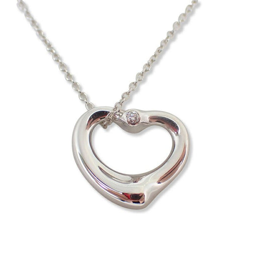 Tiffany & Co 925 Open Diamond Pendant