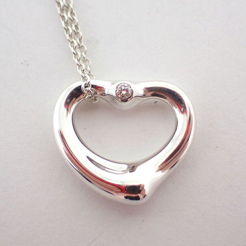 Tiffany & Co 925 Open Diamond Pendant — view 5