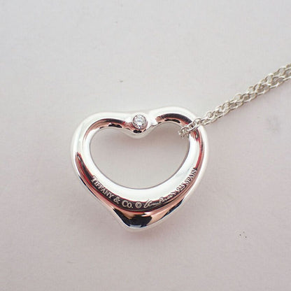 Tiffany & Co 925 Open Diamond Pendant — view 6