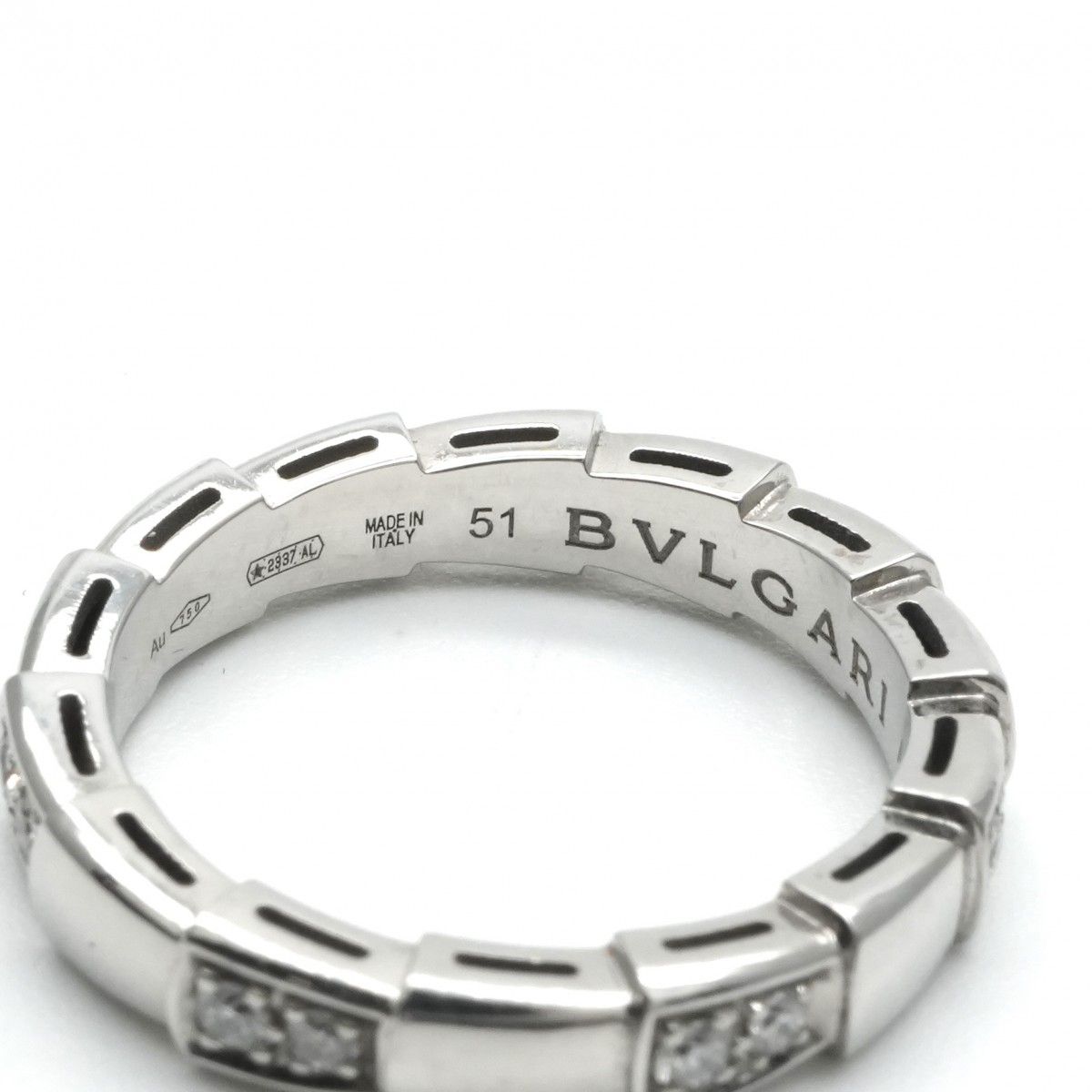 Bvlgari Viper Ring Serpenti Silver Pair Marriage — view 6