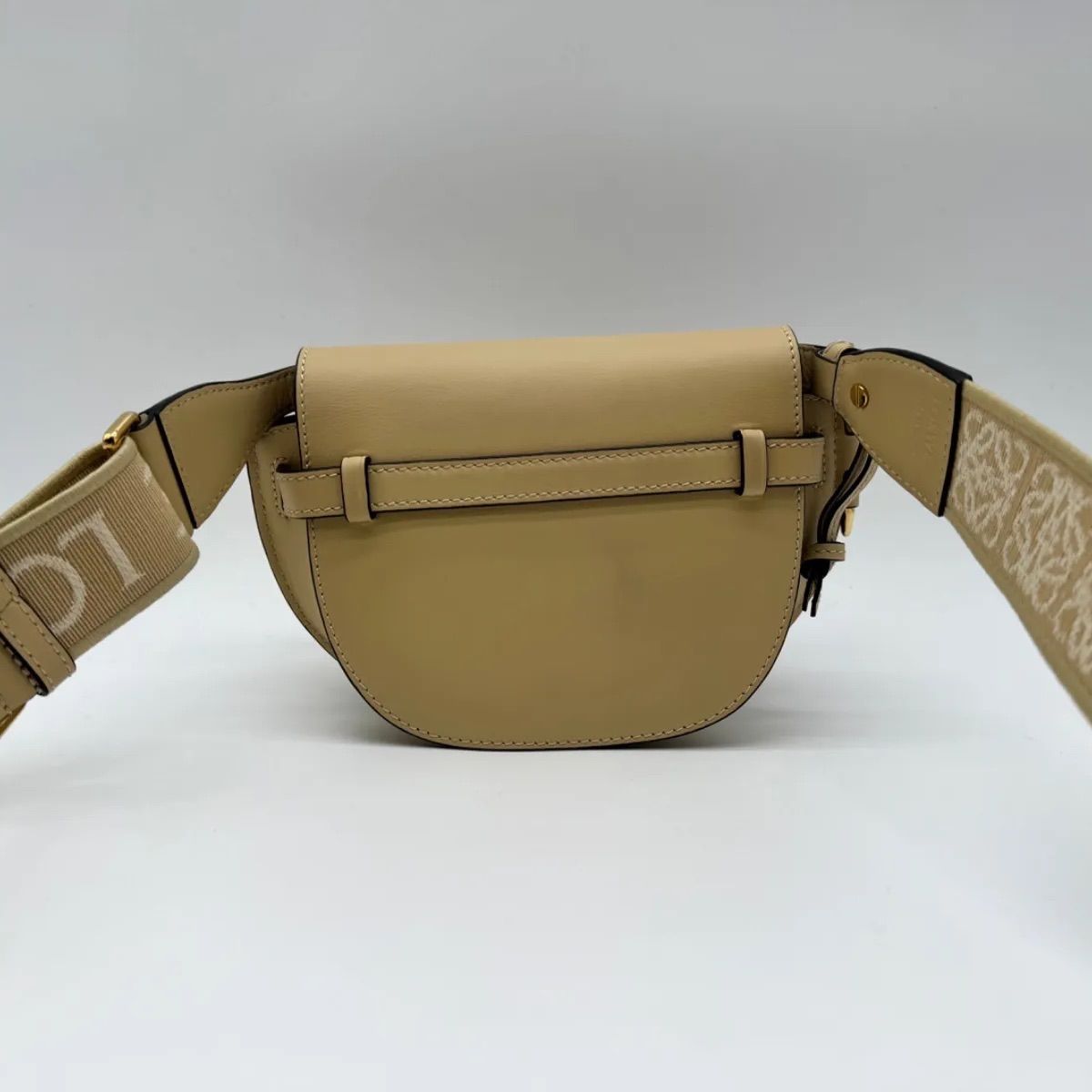 Loewe Shoulder Bag Gate Dual Beige Leather — view 2