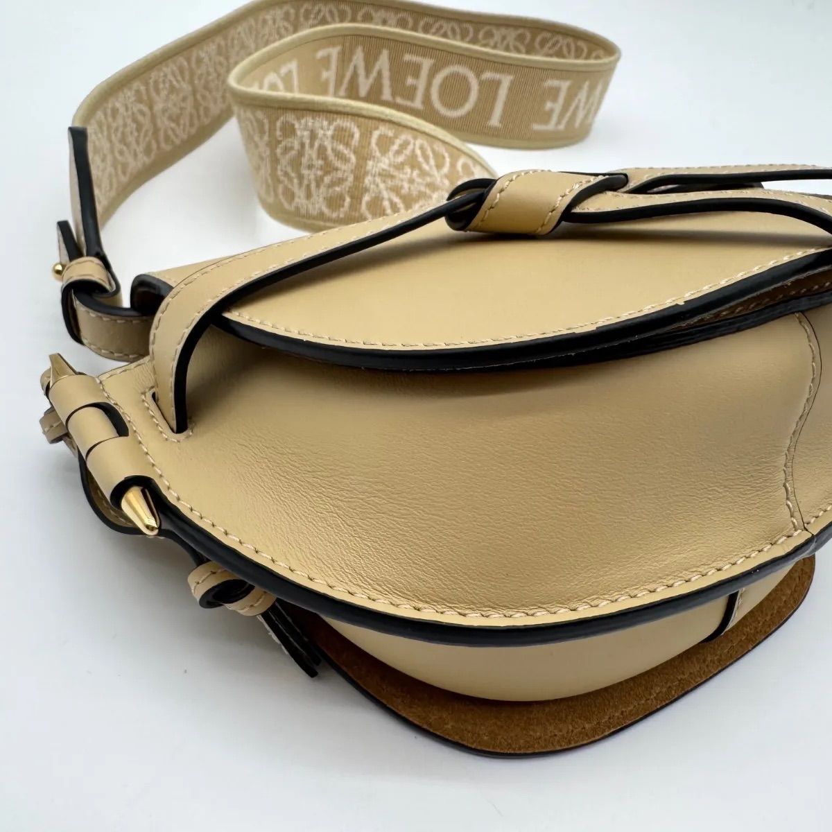 Loewe Shoulder Bag Gate Dual Beige Leather — view 7