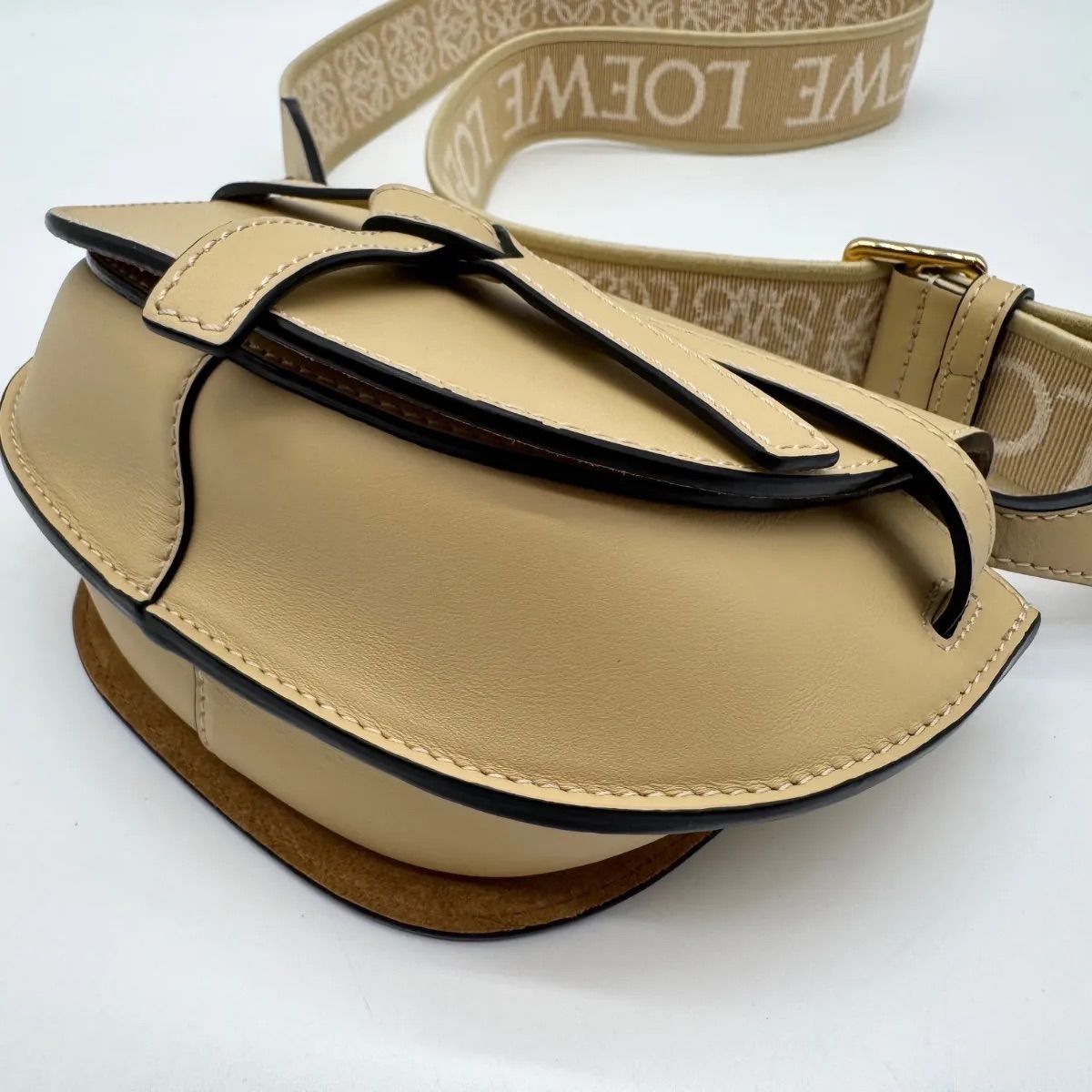 Loewe Shoulder Bag Gate Dual Beige Leather — view 8