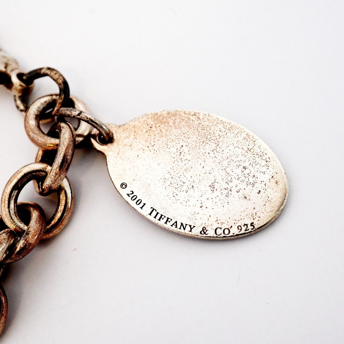 Tiffany & Co Bracelet America Oval 925 Sterling Silver — view 6