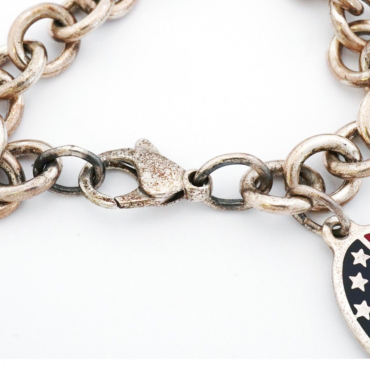 Tiffany & Co Bracelet America Oval 925 Sterling Silver — view 4