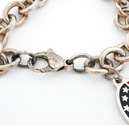 Tiffany & Co Bracelet America Oval 925 Sterling Silver — view 4