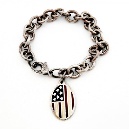 Tiffany & Co Bracelet America Oval 925 Sterling Silver — view 3