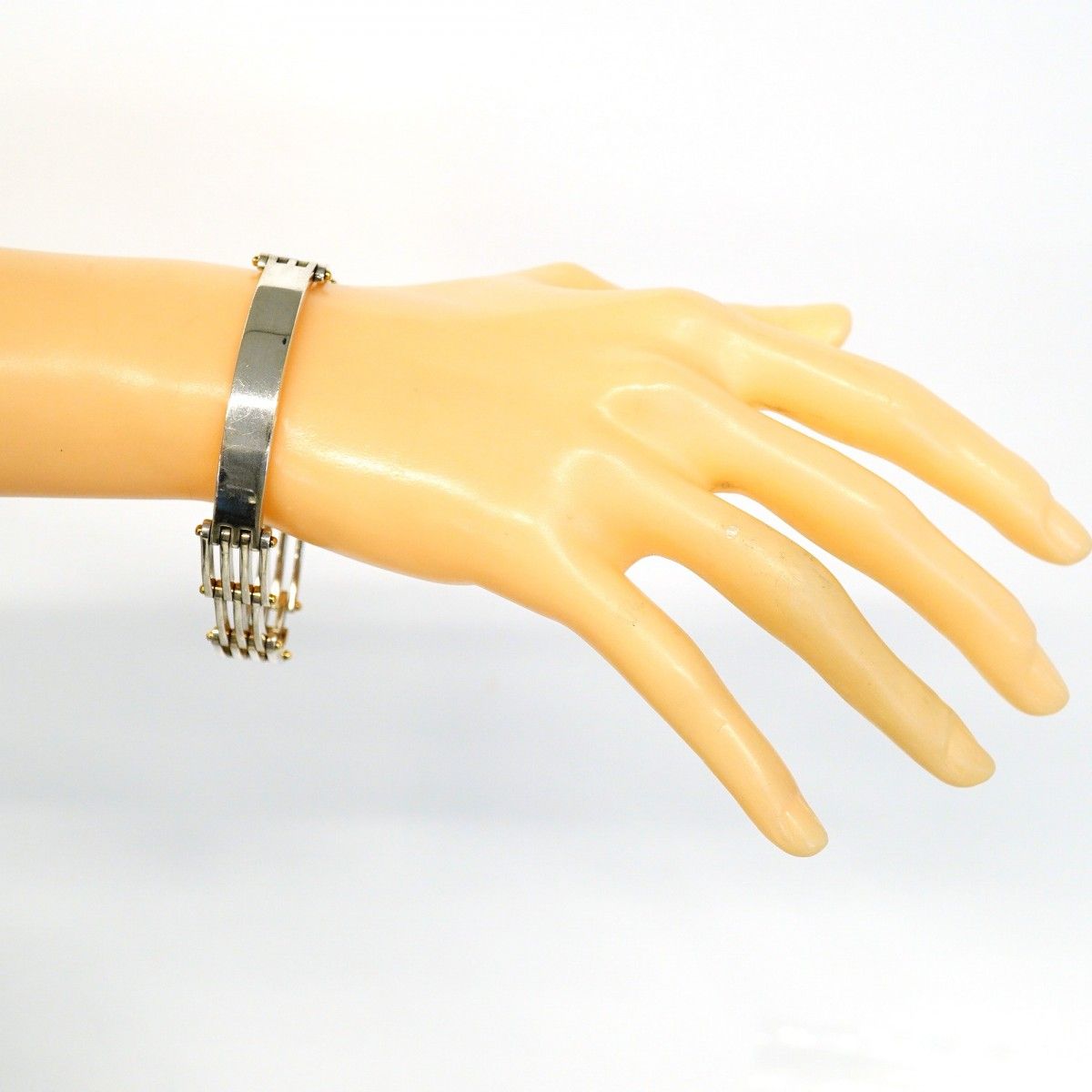 Tiffany & Co Bracelet Gate 18k Yellow Gold 925 Sterling Silver — view 6