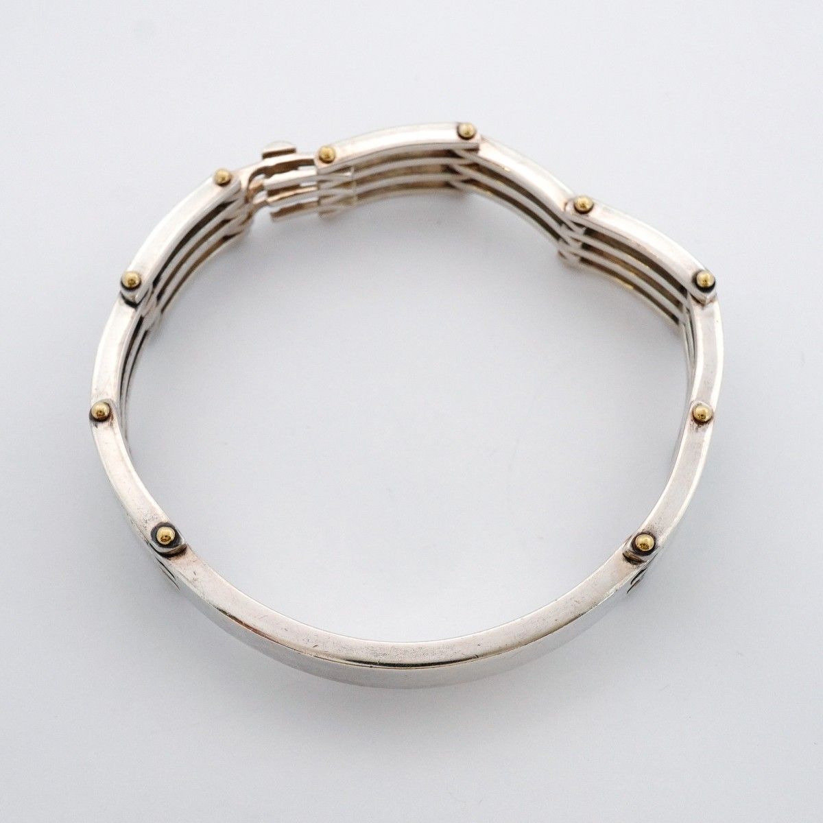 Tiffany & Co Bracelet Gate 18k Yellow Gold 925 Sterling Silver — view 3