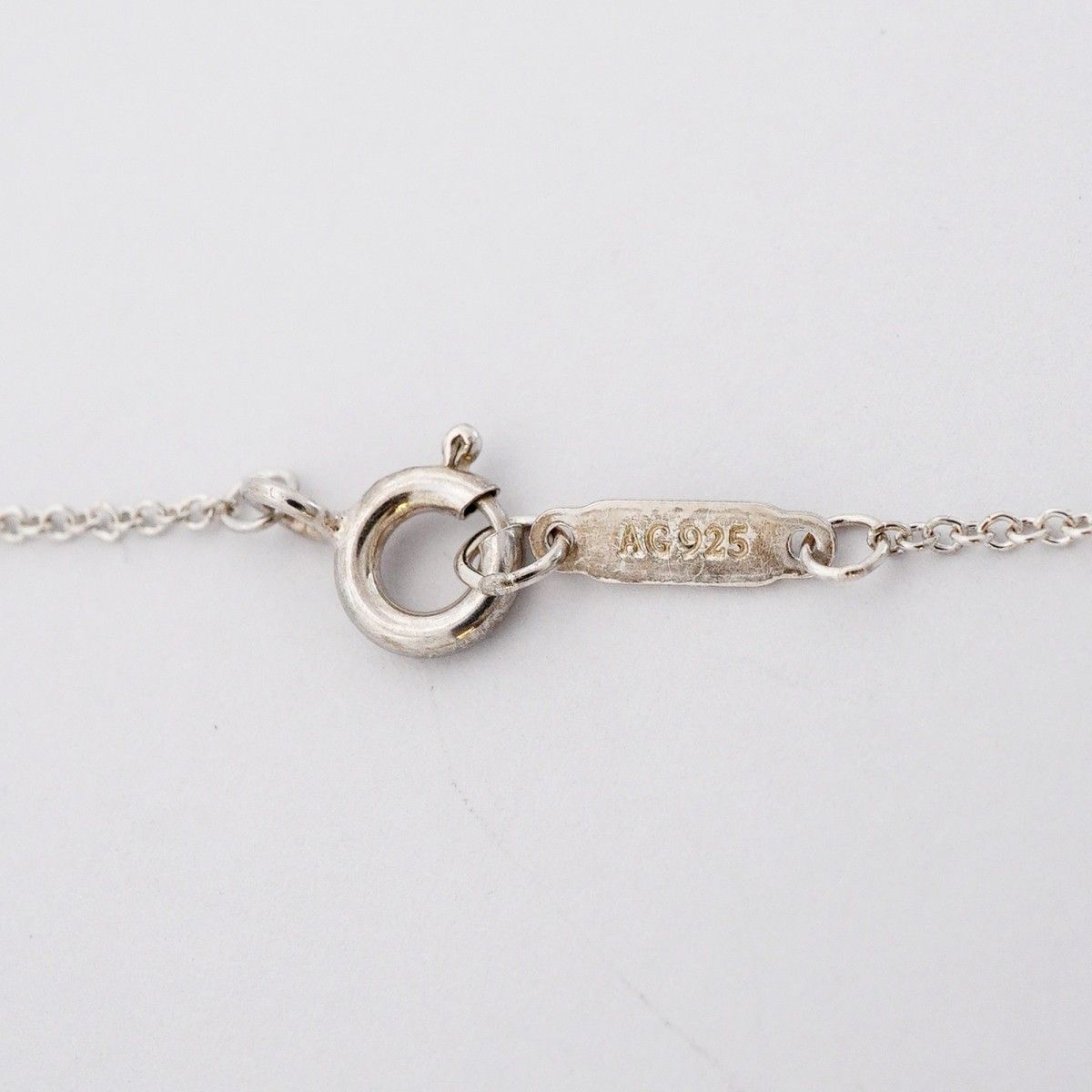 Tiffany & Co Necklace Interlocking 925 Sterling Silver — view 5