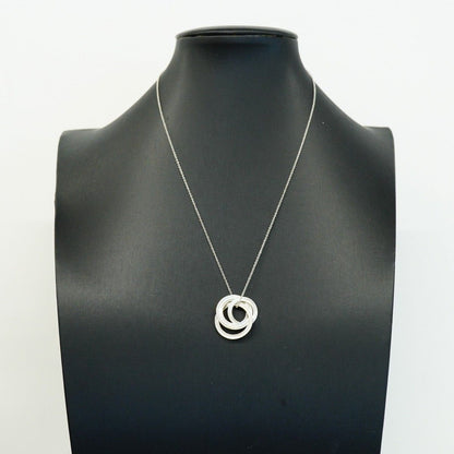 Tiffany & Co Necklace Interlocking 925 Sterling Silver — view 7