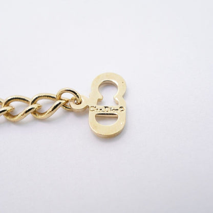 Dior Necklace CD Logo Gold Plated Rhinestone — view 5