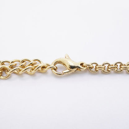 Dior Necklace CD Logo Gold Plated Rhinestone — view 4