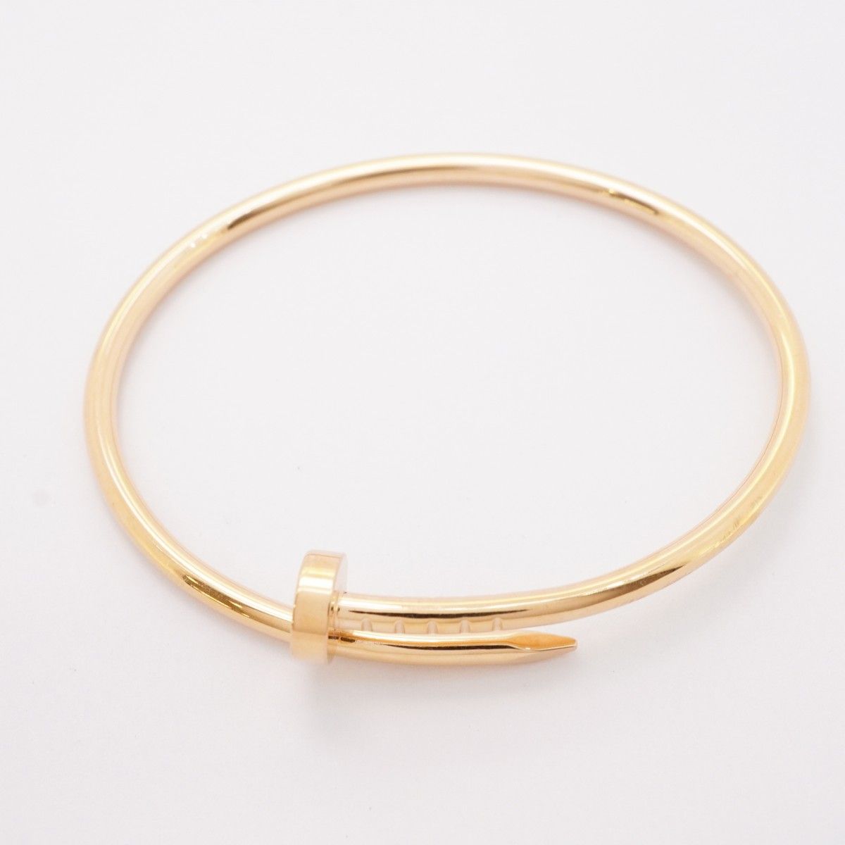 Cartier Bangle Just Ankle SM 18k Pink Gold Bracelet — view 3