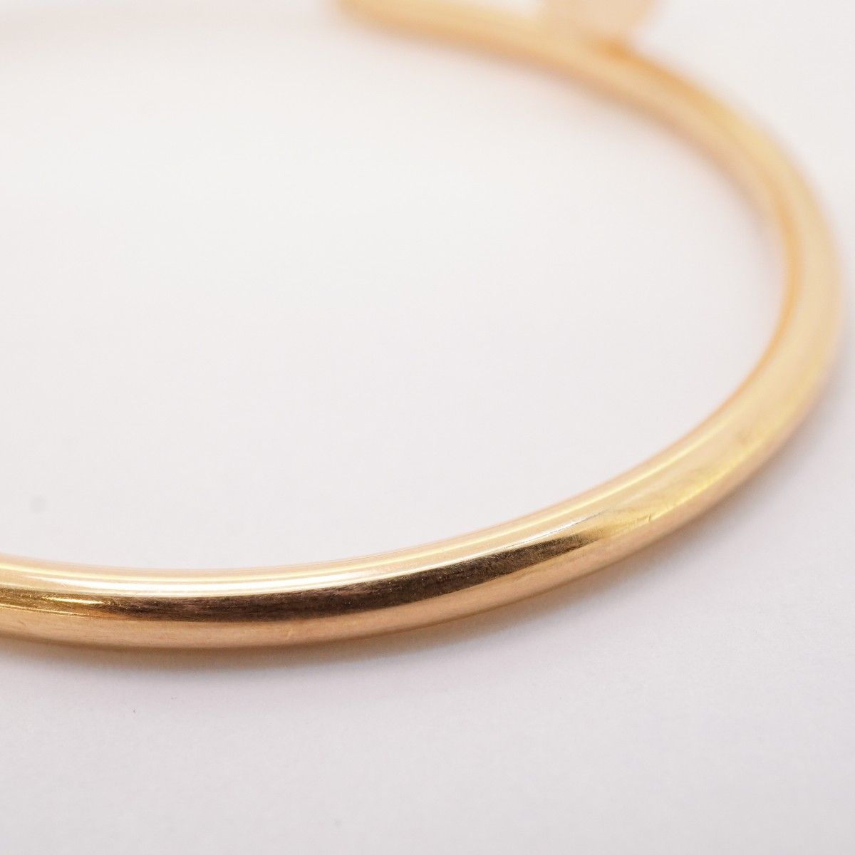 Cartier Bangle Just Ankle SM 18k Pink Gold Bracelet — view 9