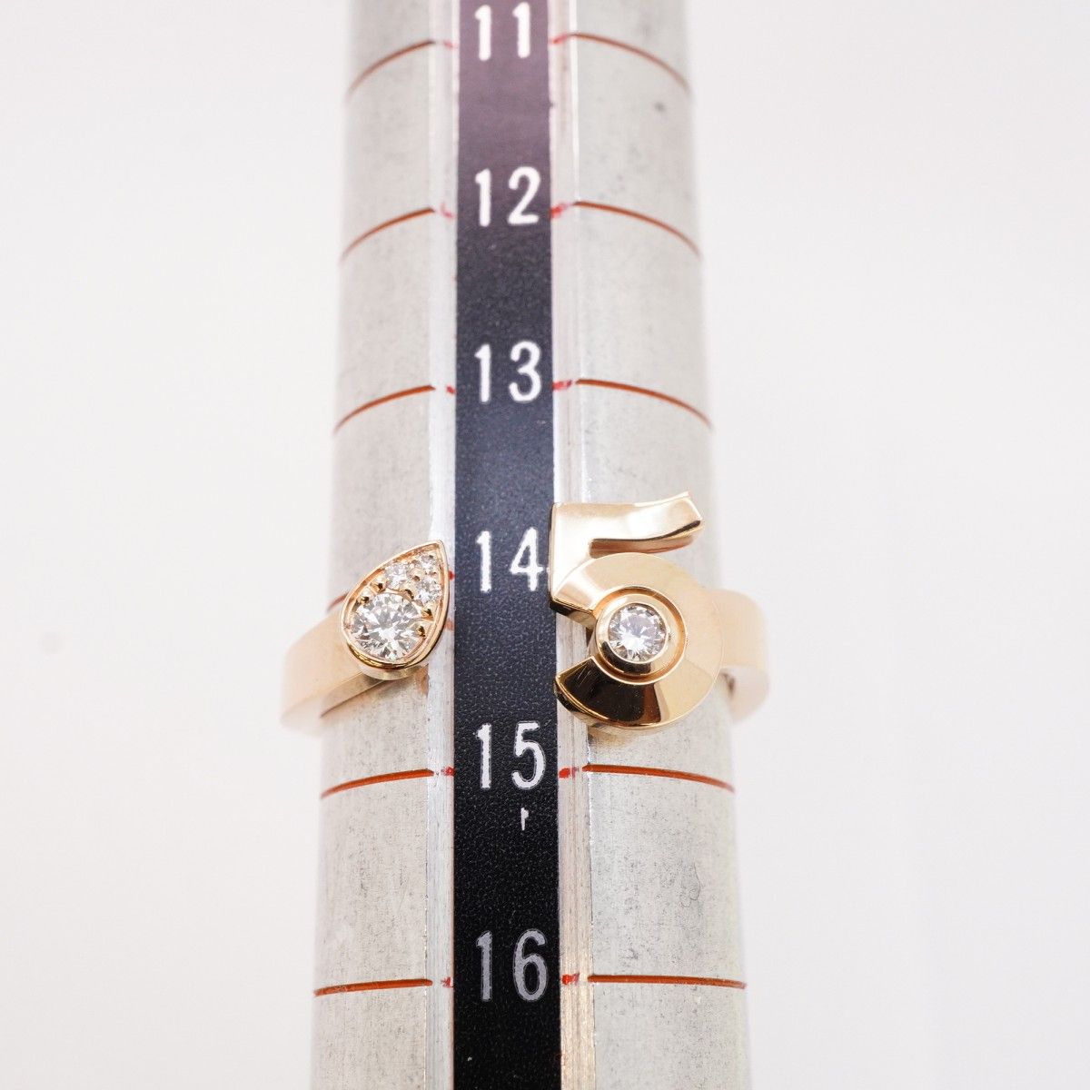 Chanel Ring Extra 18k Pink Gold Diamond — view 7