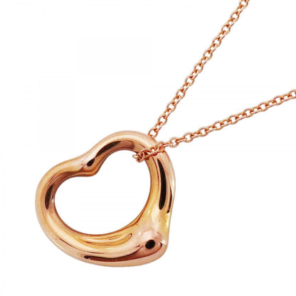 Tiffany & Co Necklace Open Heart 18k Pink Gold