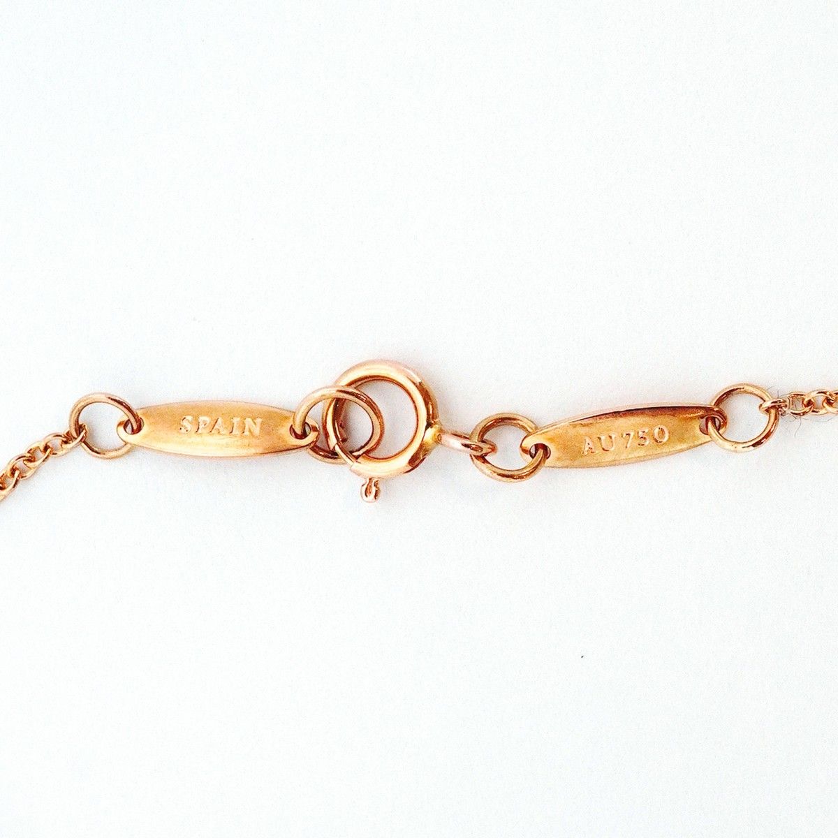 Tiffany & Co Necklace Open Heart 18k Pink Gold — view 5