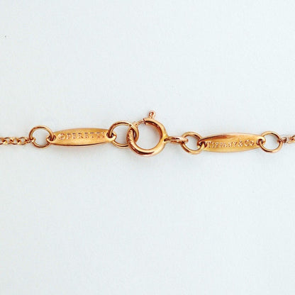 Tiffany & Co Necklace Open Heart 18k Pink Gold — view 4
