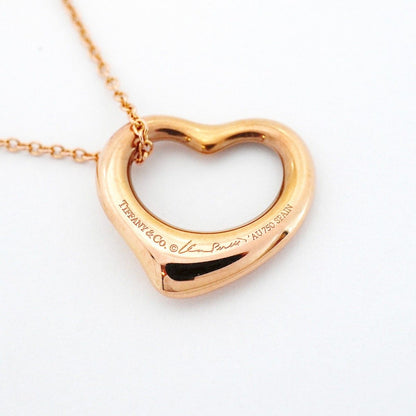 Tiffany & Co Necklace Open Heart 18k Pink Gold — view 6