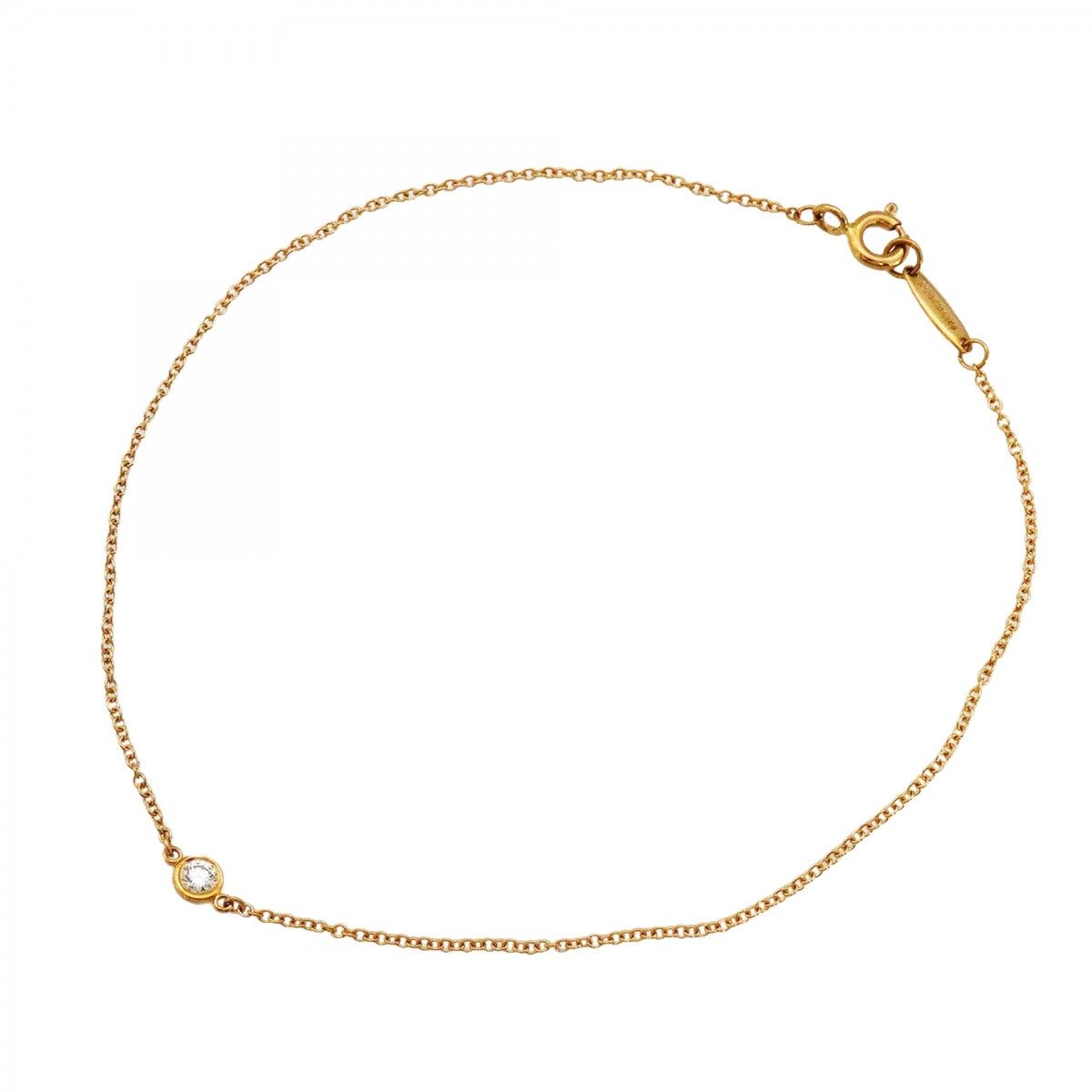 Tiffany & Co Bracelet by the Yard 18k Yellow Gold Diamond