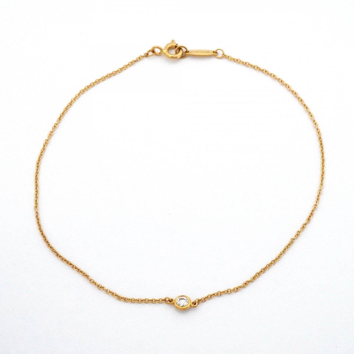 Tiffany & Co Bracelet by the Yard 18k Yellow Gold Diamond — view 3