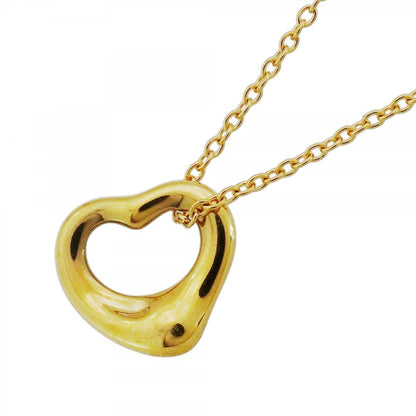 Tiffany & Co Necklace Open Heart 18k Yellow Gold