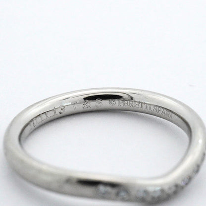 Tiffany & Co Ring T Cube Band Platinum Diamond — view 6
