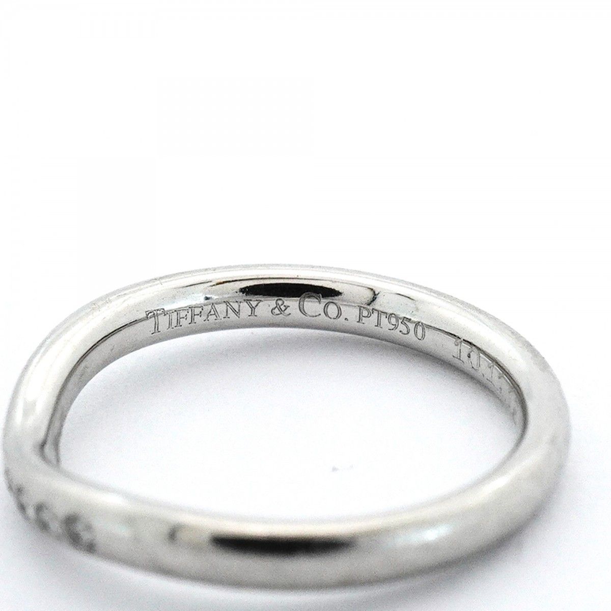 Tiffany & Co Ring T Cube Band Platinum Diamond — view 4