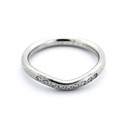 Tiffany & Co Ring T Cube Band Platinum Diamond — view 3