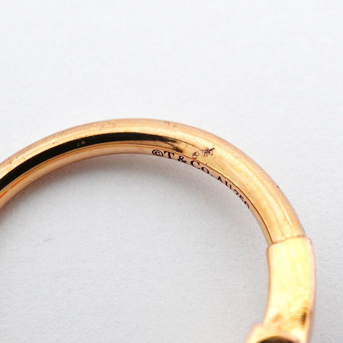 Tiffany & Co Ring T Wire 18k Pink Gold — view 8