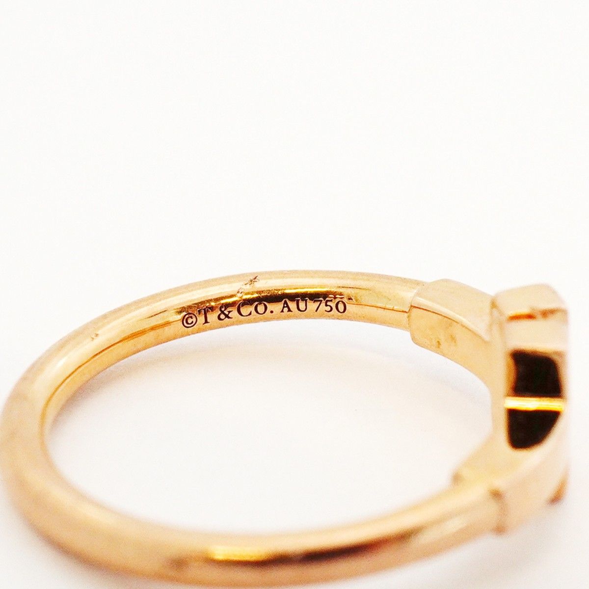 Tiffany & Co Ring T Wire 18k Pink Gold — view 4