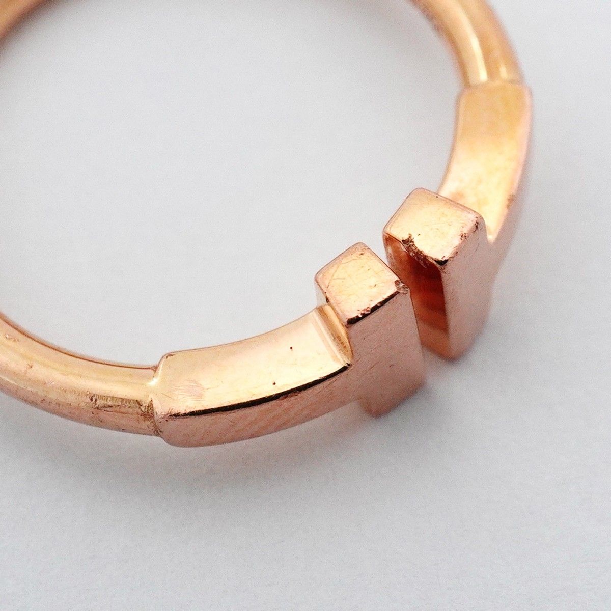 Tiffany & Co Ring T Wire 18k Pink Gold — view 7