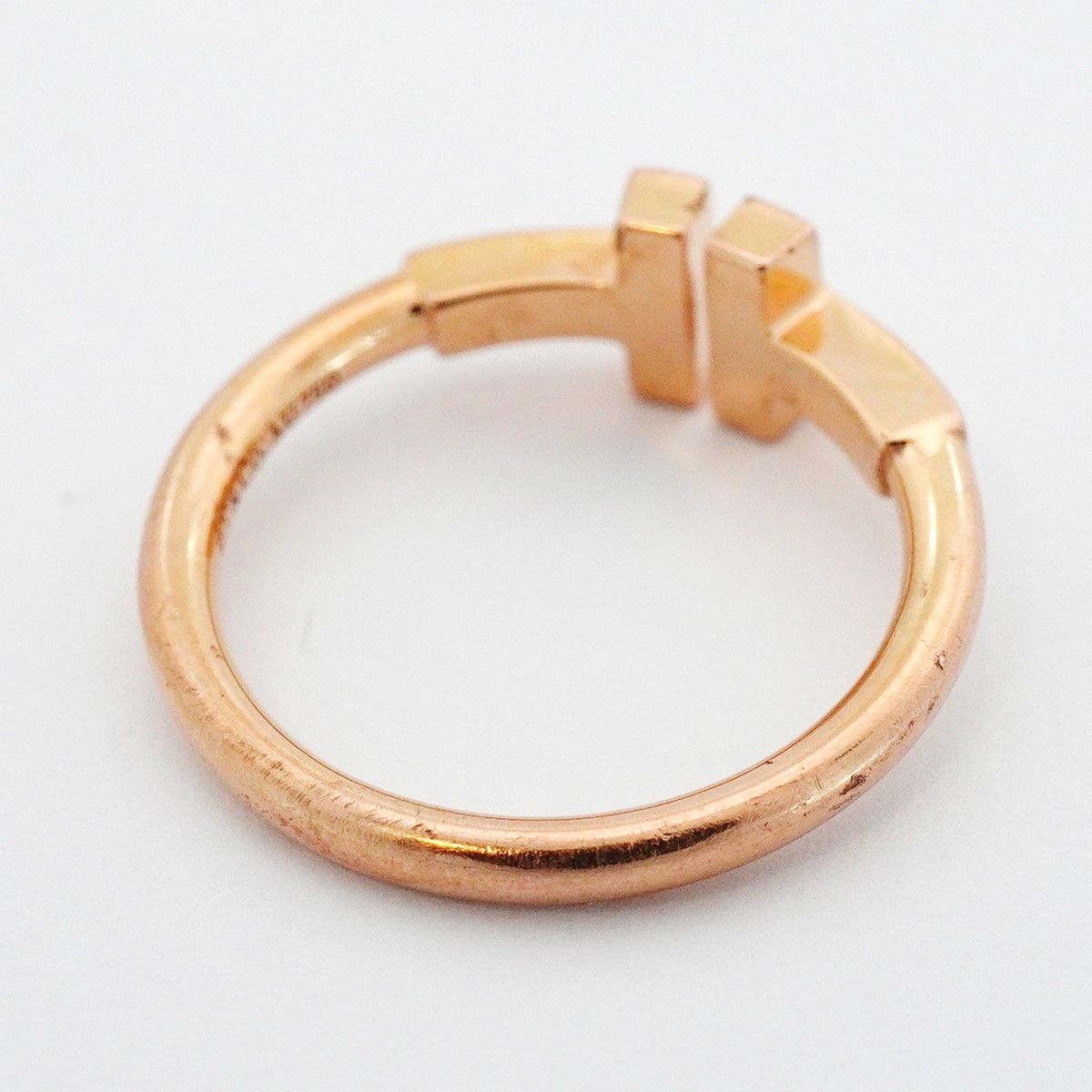 Tiffany & Co Ring T Wire 18k Pink Gold — view 9
