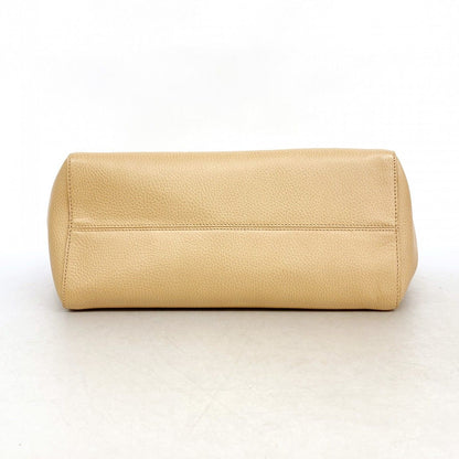 Gucci Tote Swing Leather Beige Blue Gold — view 3