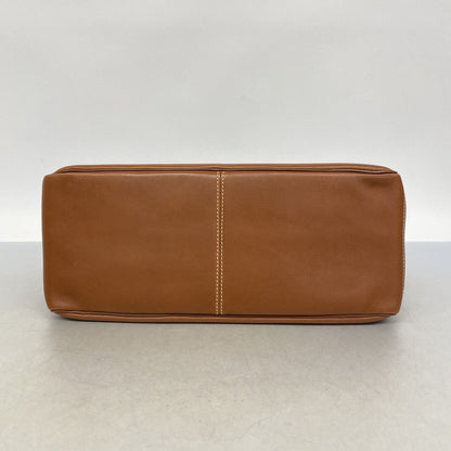 Celine Handbag Boogie Leather Brown Silver — view 3