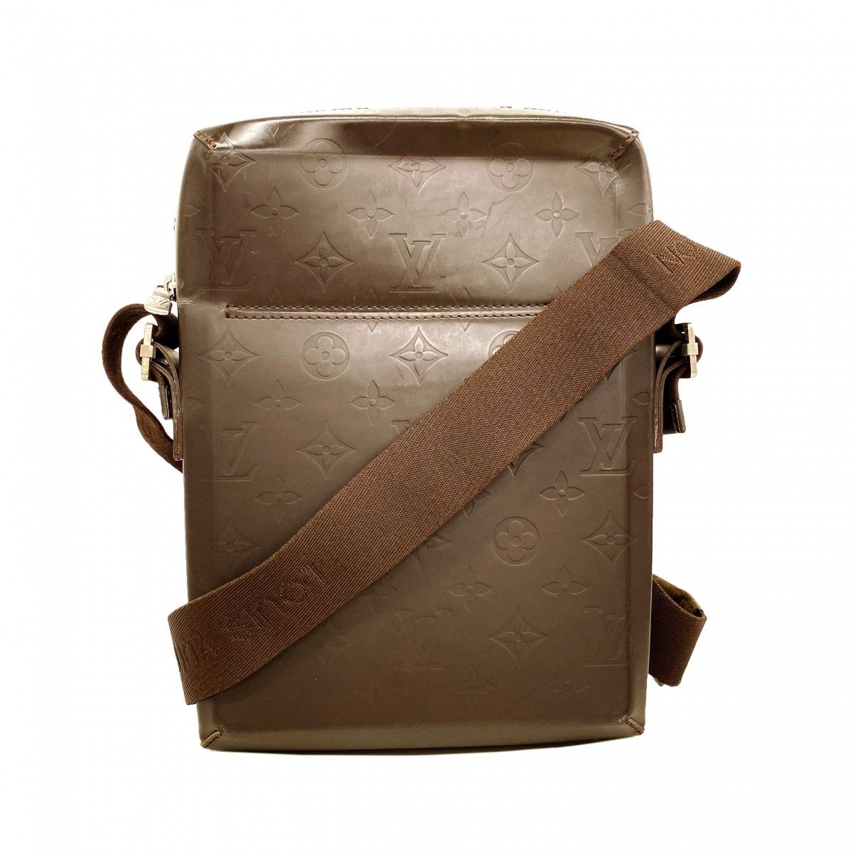 Louis Vuitton Shoulder Bag Monogram Glace Leather Bobbi Cafe